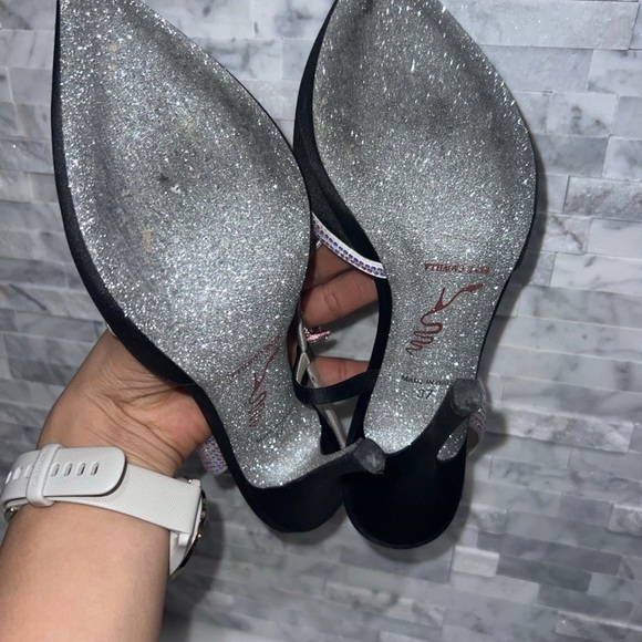 Rene Caovilla Black & White Slingback size 37 7B - Picture 5 of 12